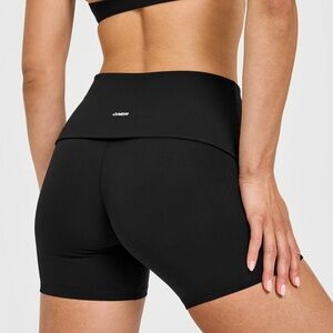 Oner Active Black soft motion fold over Shorts